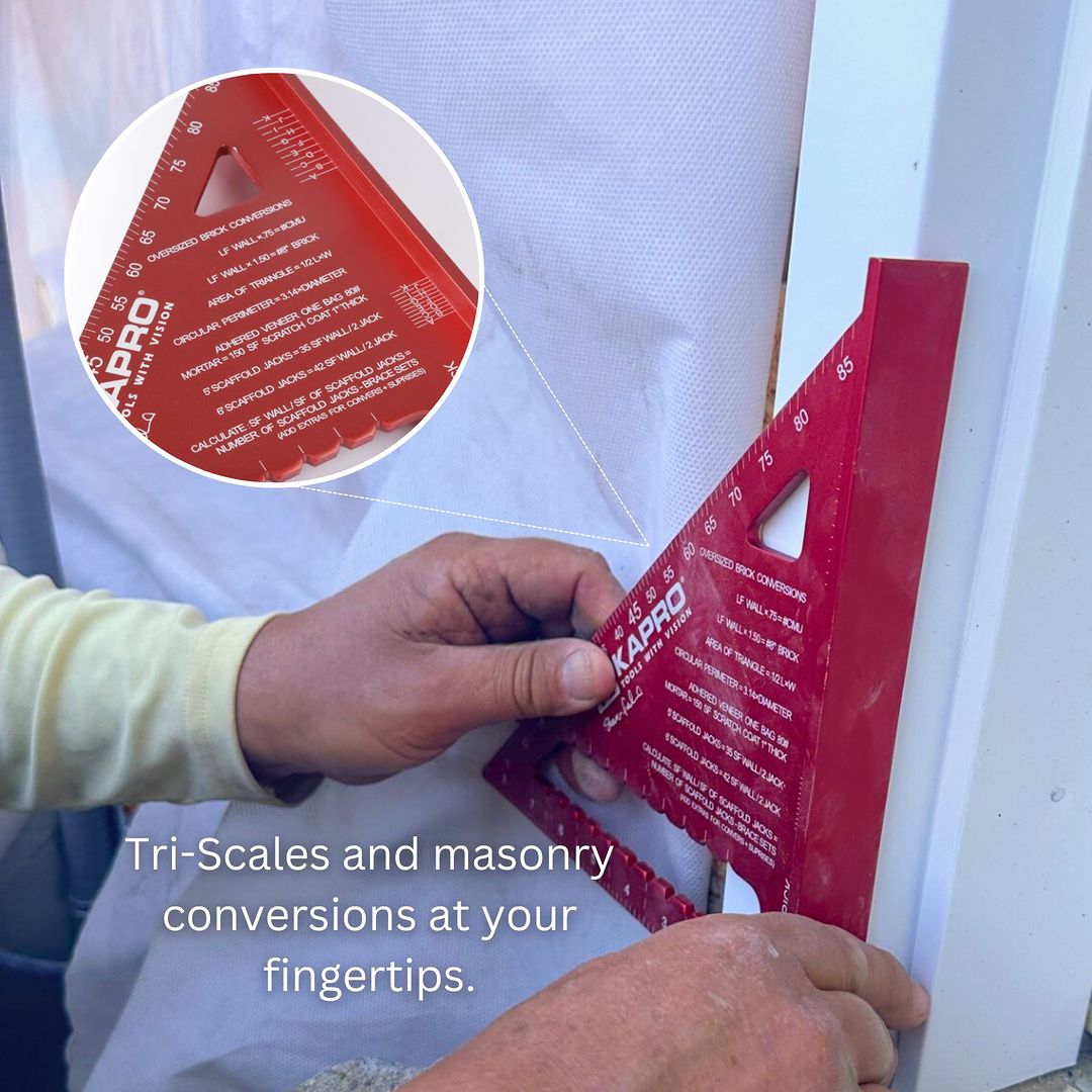 Kapro 447 Anodized Mason's Square - 9