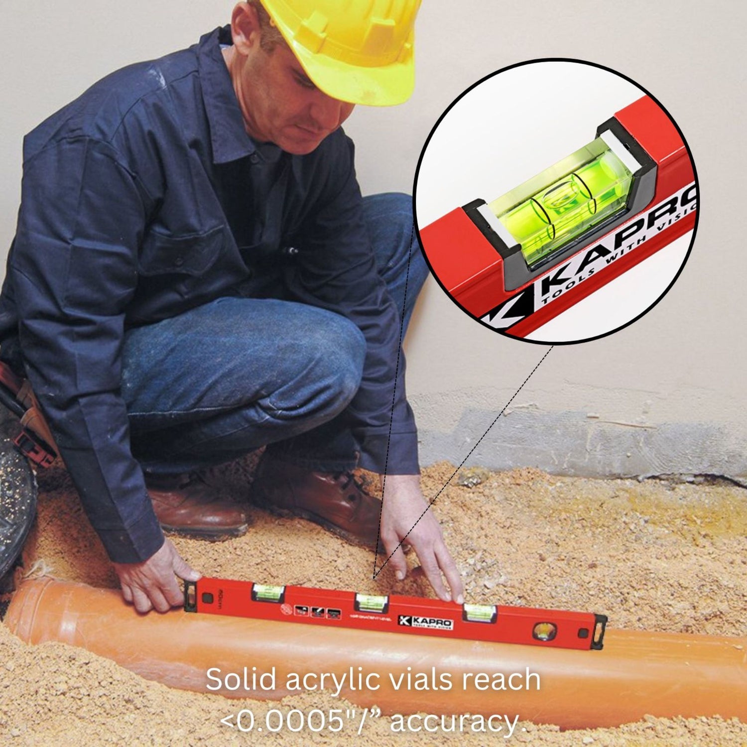 Kapro 105 Topgrade™ Gradient Box Level w/Slope Measurements