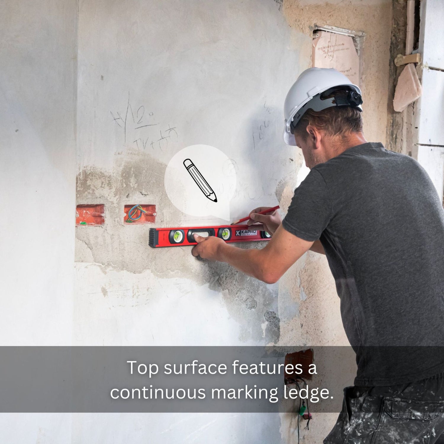 Kapro 175 MaxPro™ Heavy Duty I-Beam w/45° Vial