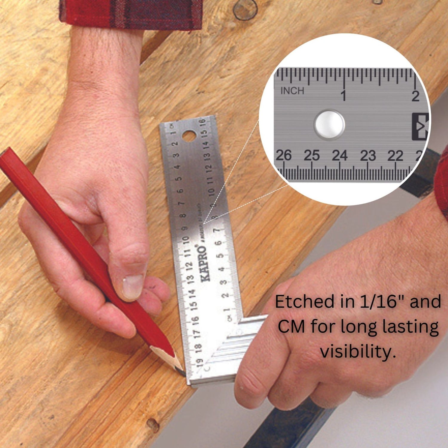 Kapro 307 Try & Mitre Square w/Stainless Steel Blade
