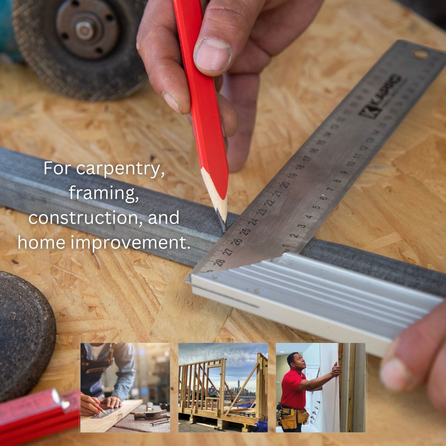 Kapro 307 Try & Mitre Square w/Stainless Steel Blade