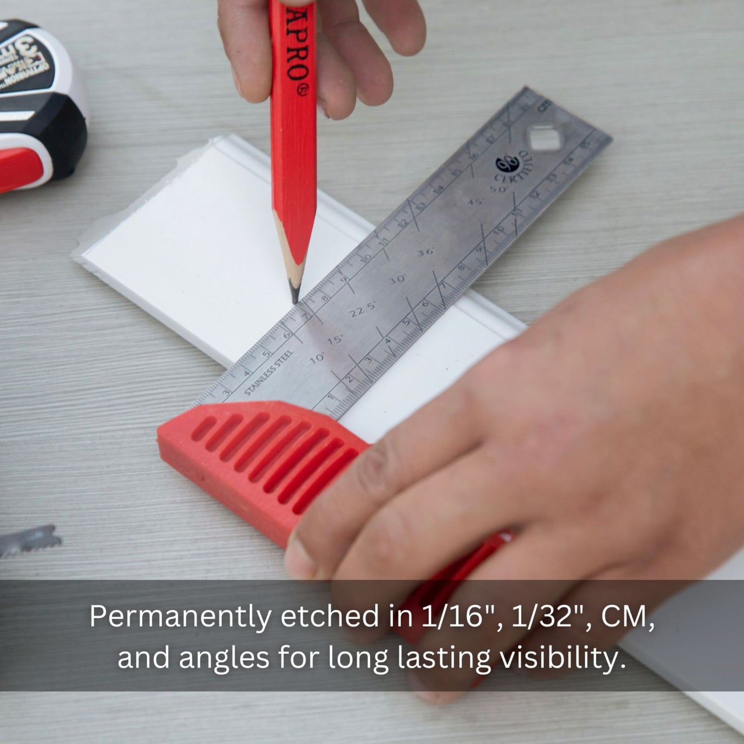 Kapro 309 LEDGEND™ Try & Mitre Square w/Stainless Steel Blade 1/16