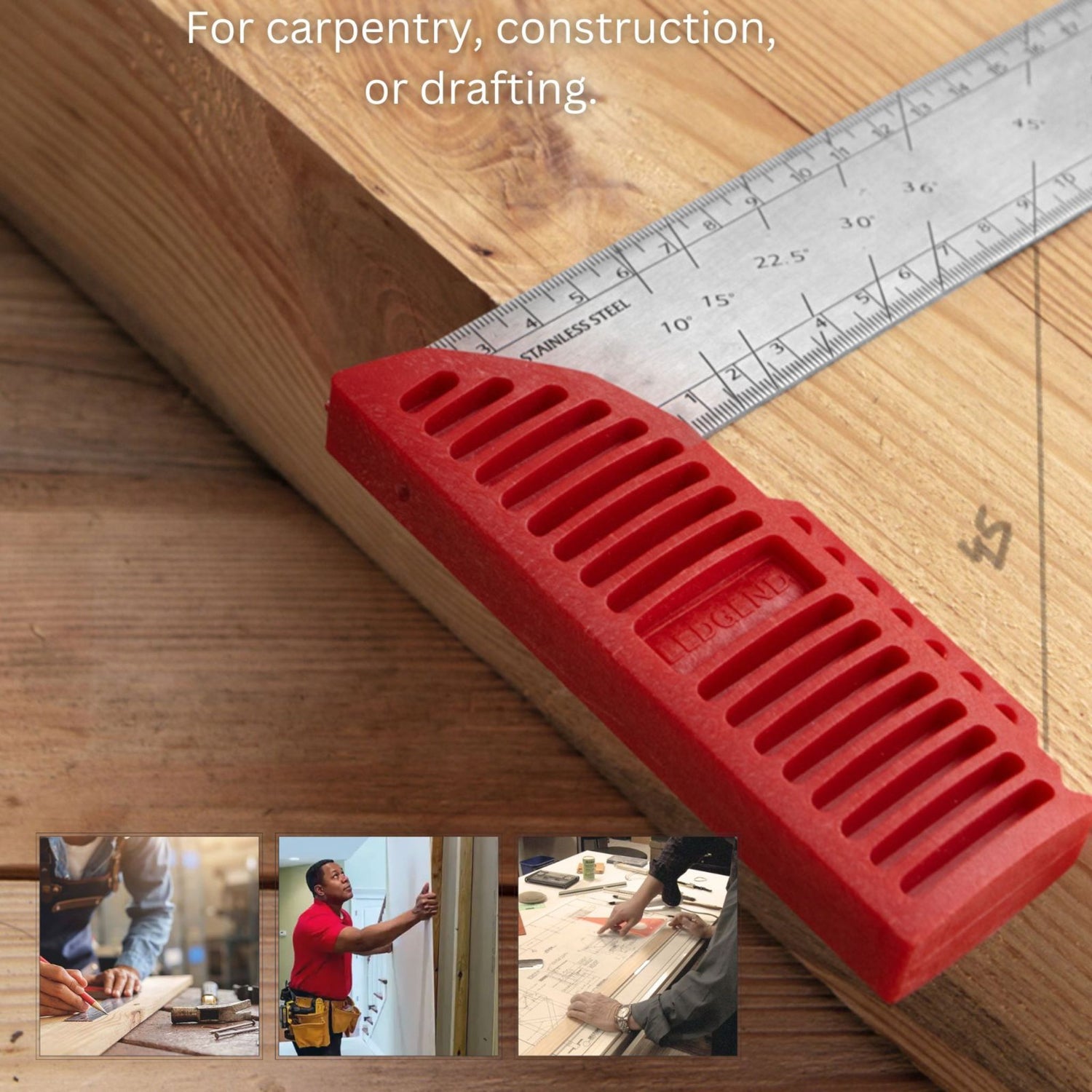 Kapro 309 LEDGEND™ Try & Mitre Square w/Stainless Steel Blade 1/16