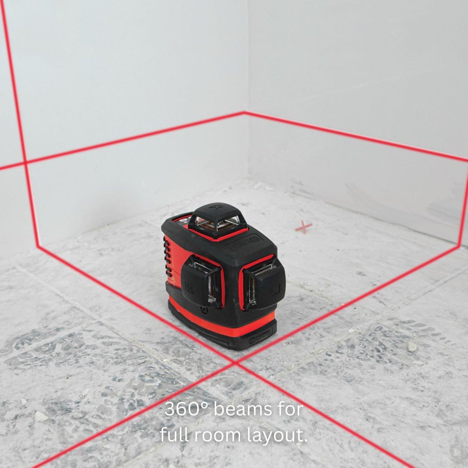 Kapro 883N RED PROLASER® 3D Three line Laser - 360° Beams
