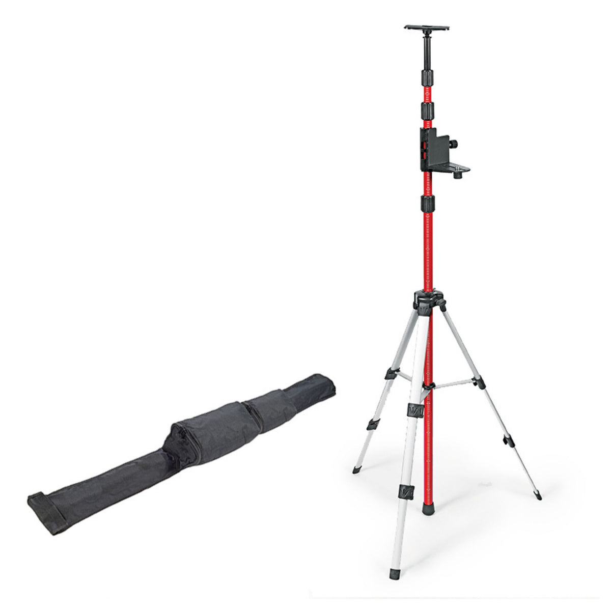 Kapro 886-58 Professional Tripod w/ Pole for Laser Levels - 1 Bracket