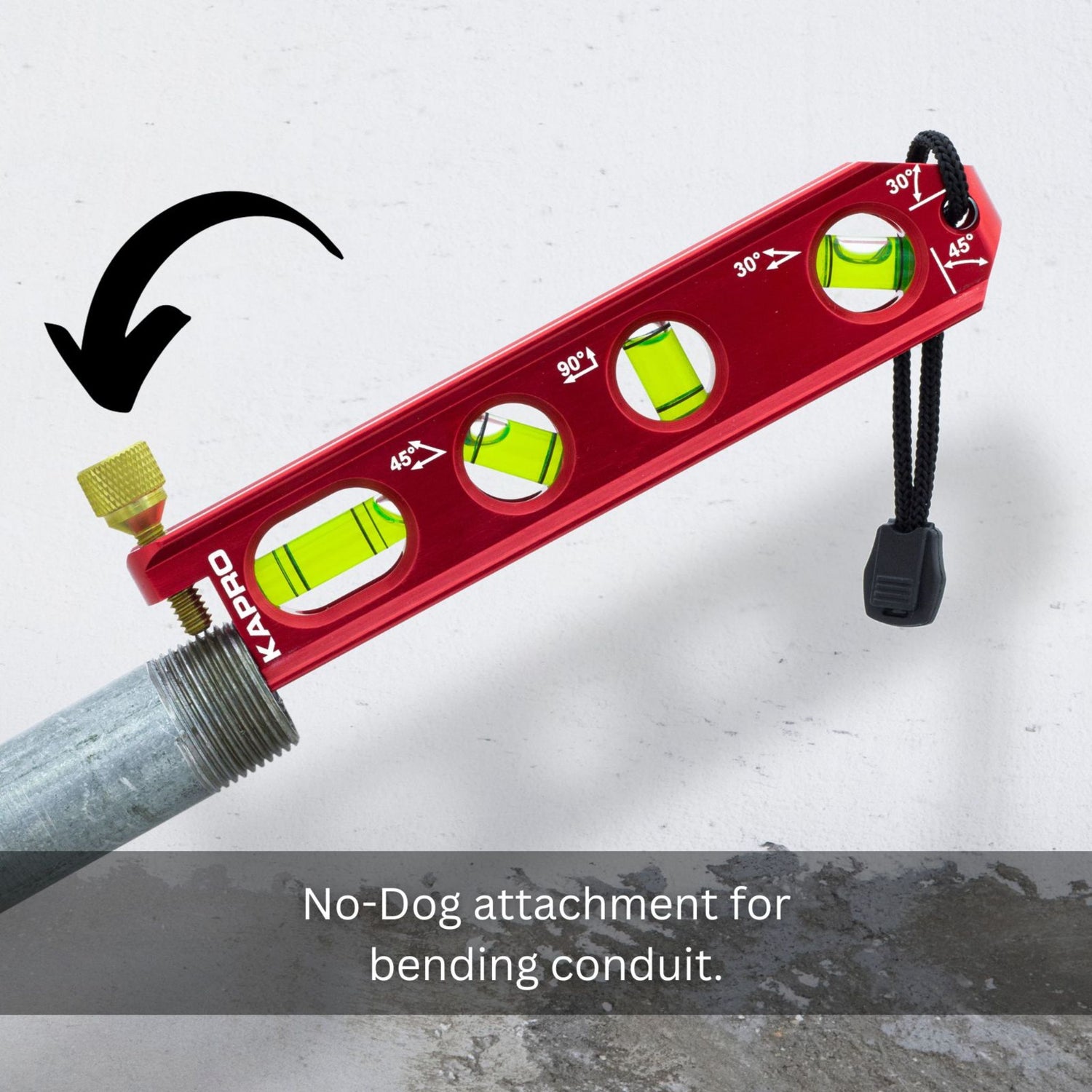 Kapro 926M PipeMaster Magnetic Electrician Billet Level + No-Dog