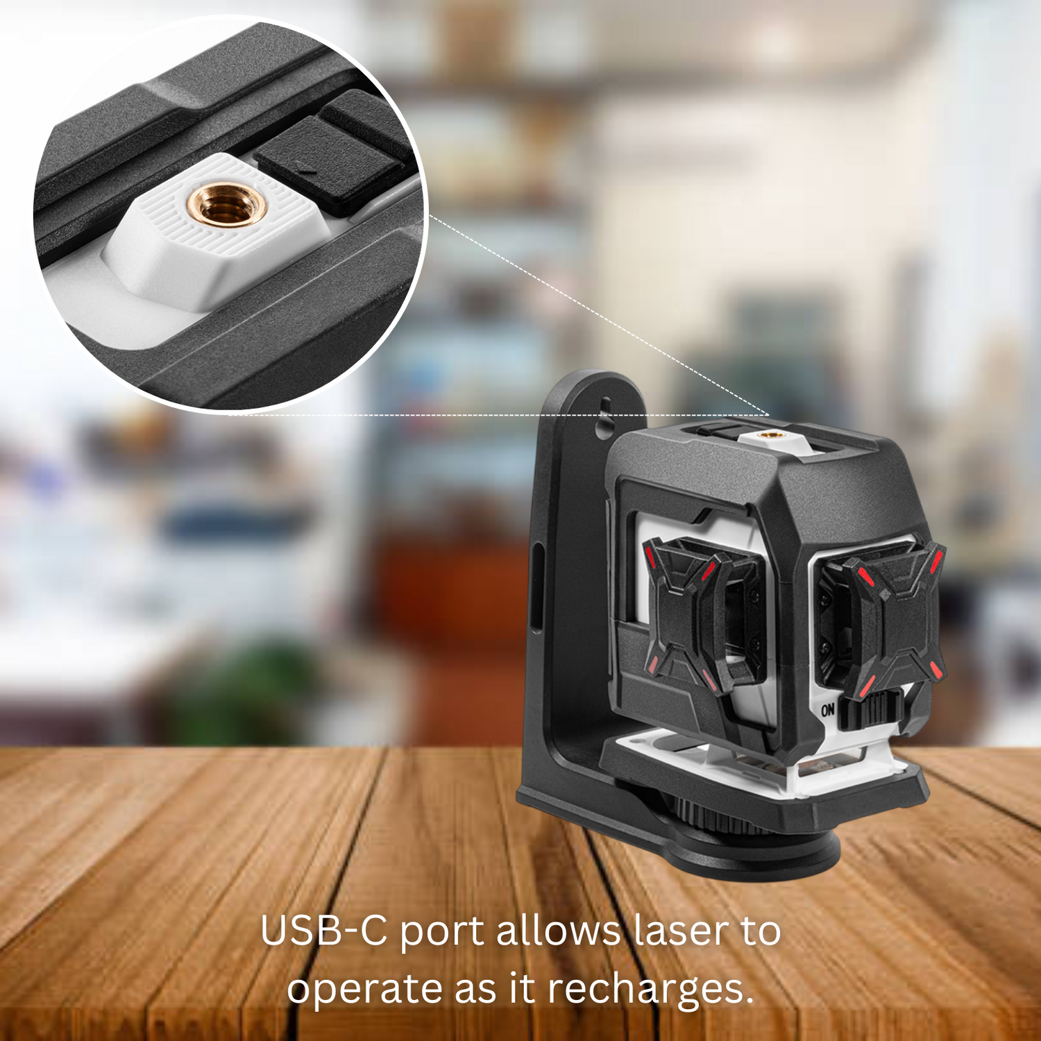 Kapro Nucleo Mini 3D Green Laser - Three 360° Laser Lines