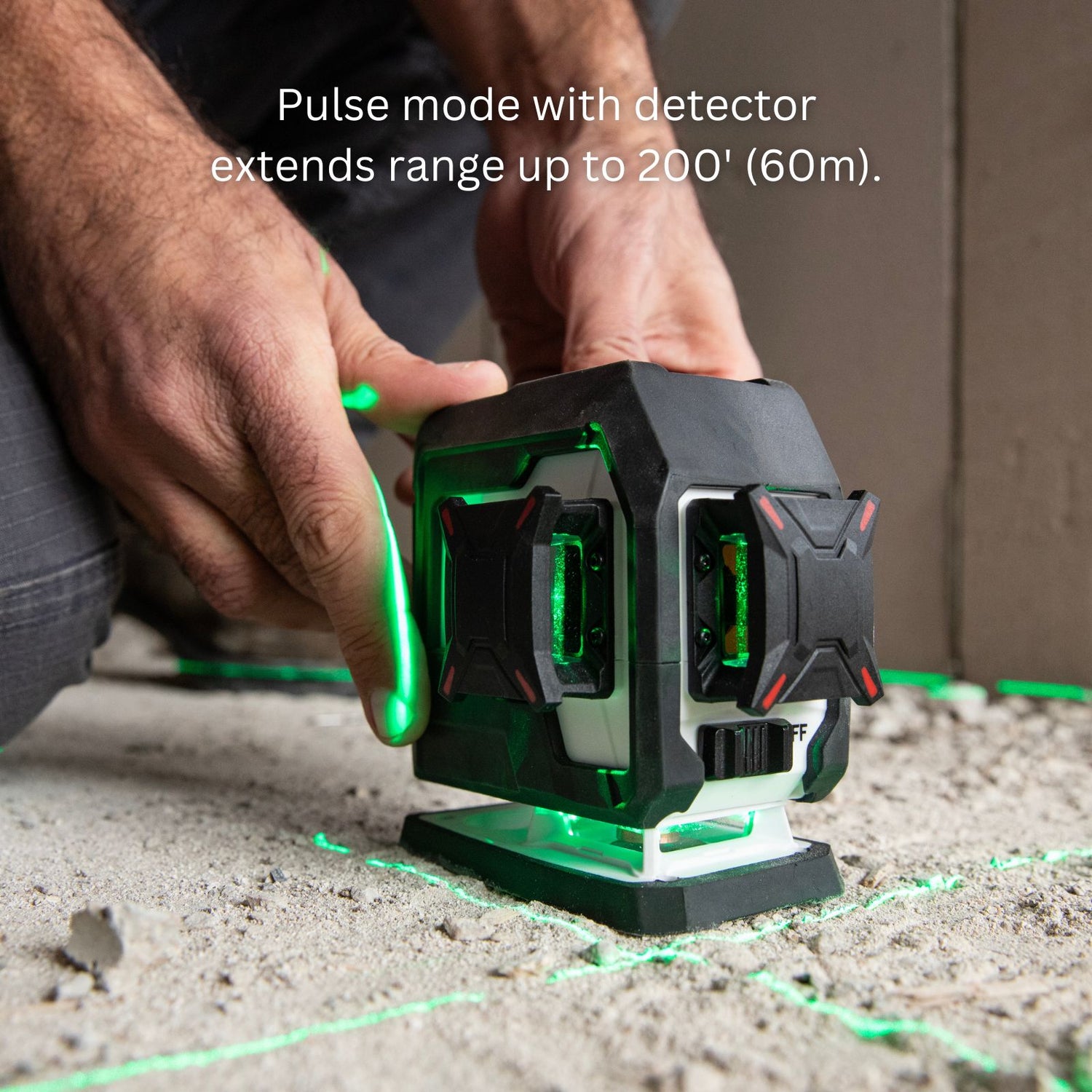 Kapro Nucleo Mini 3D Green Laser - Three 360° Laser Lines