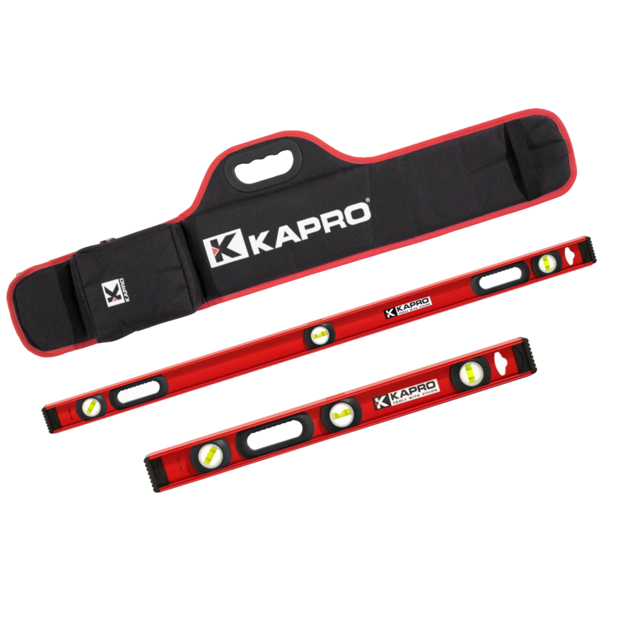 Kapro 175 MaxPro™ Heavy Duty I-Beam + 45° Vial + Plumb-Site View