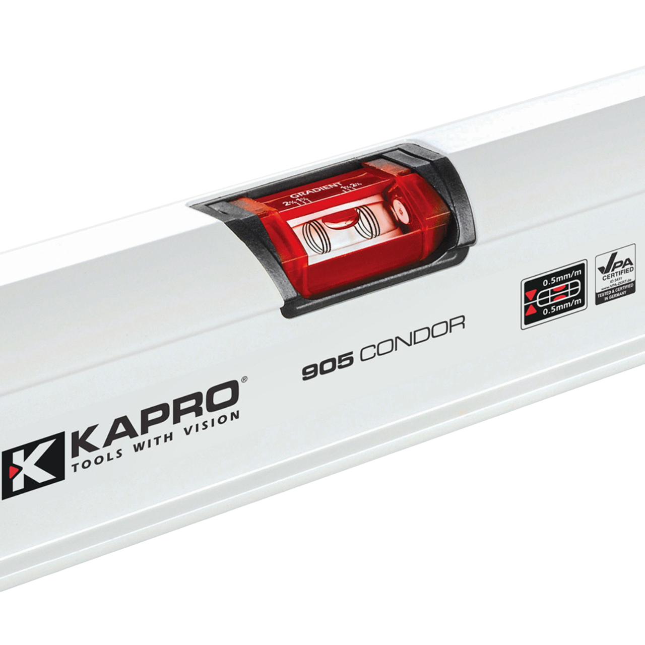 Kapro 905 CONDOR™ Professional Box Level with OPTIVISION® Red