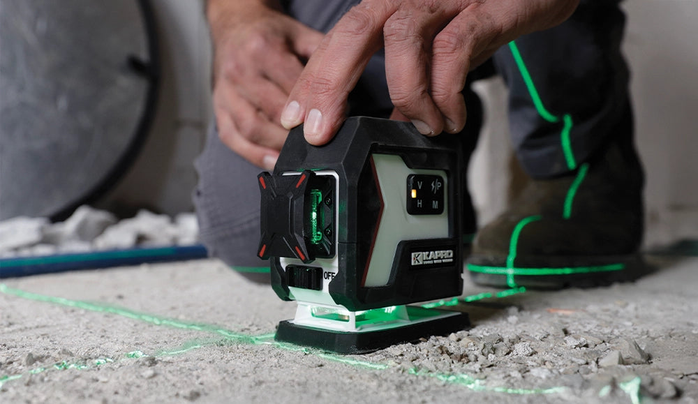 Kapro Nucleo Mini 3D Green Laser - Three 360° Laser Lines – shop-kapro