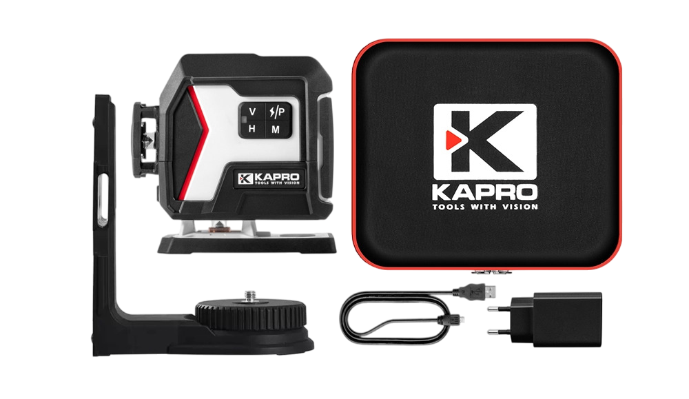 Kapro Nucleo Mini 3D Green Laser - Three 360° Laser Lines