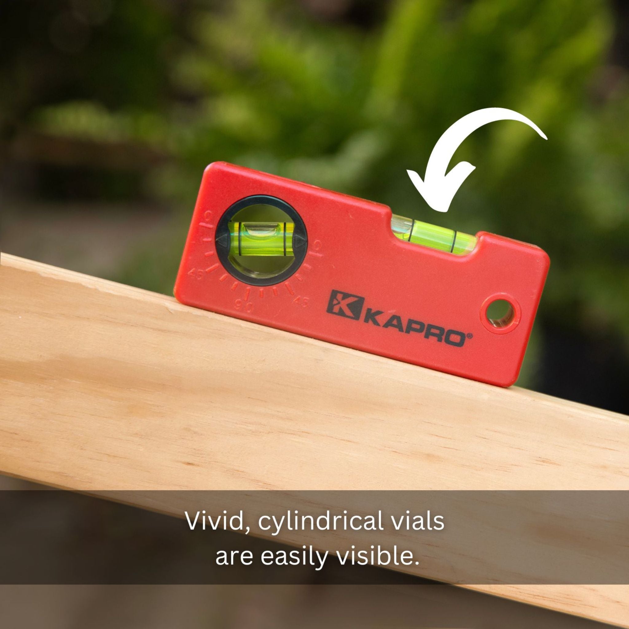 Kapro 245 Mini Level w/Angle Finder with Top Scroll