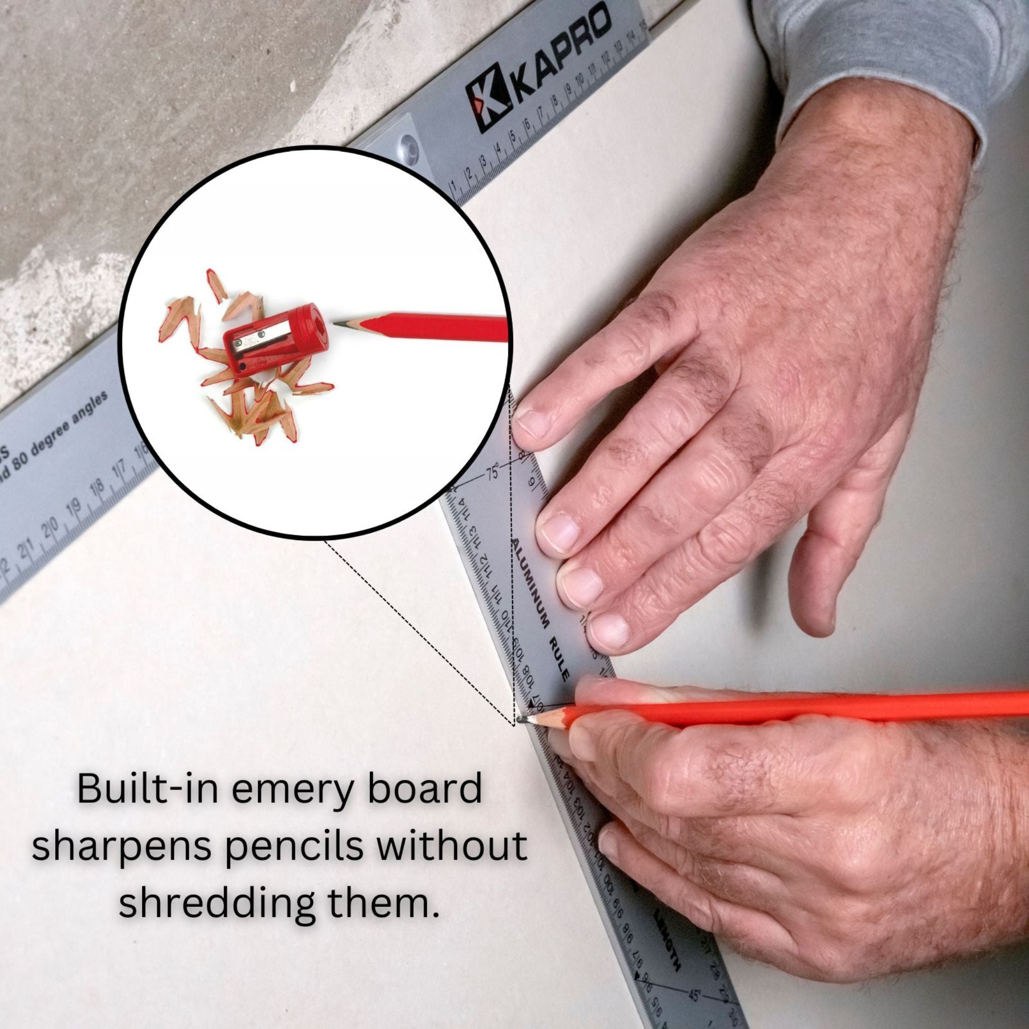 Kapro 275S Carpenter Pencil Sharpener & Pencil Set – shop-kapro