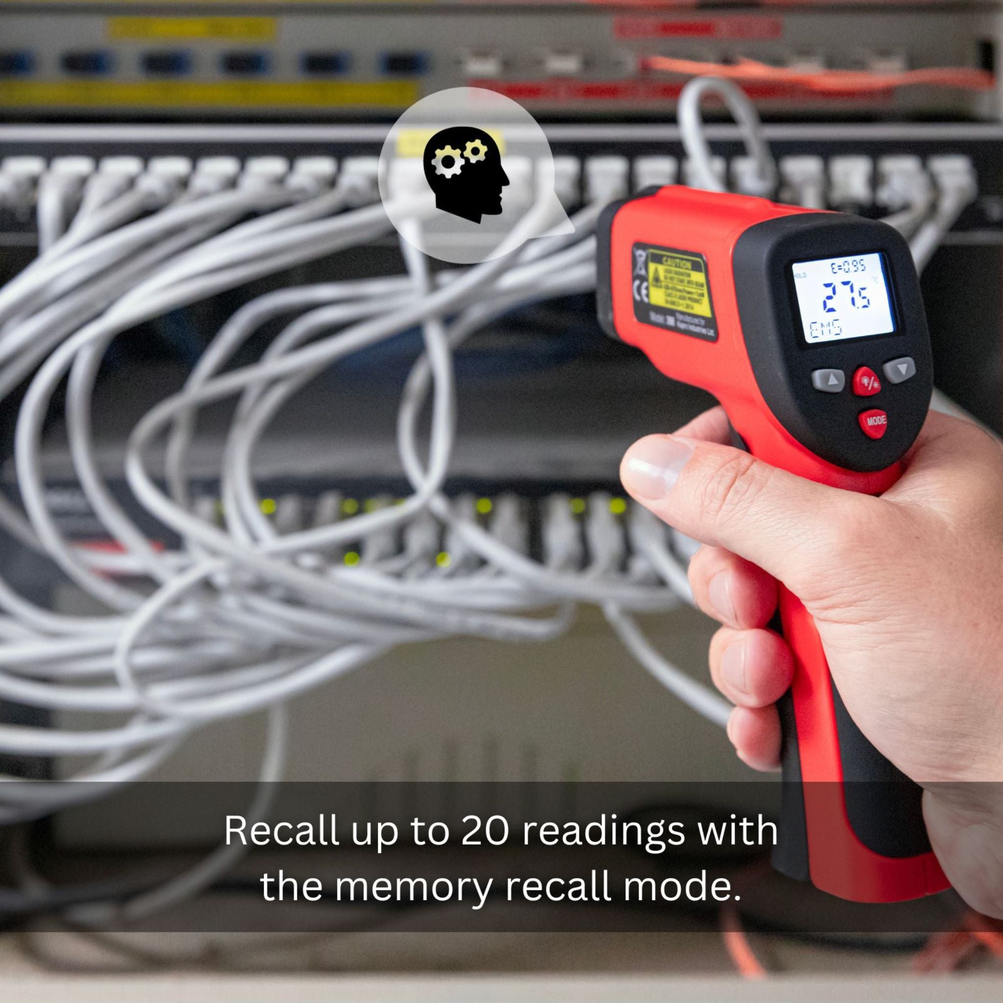 Kapro 398 Thermoscan Dual Laser Infrared Thermometer - shop-kapro