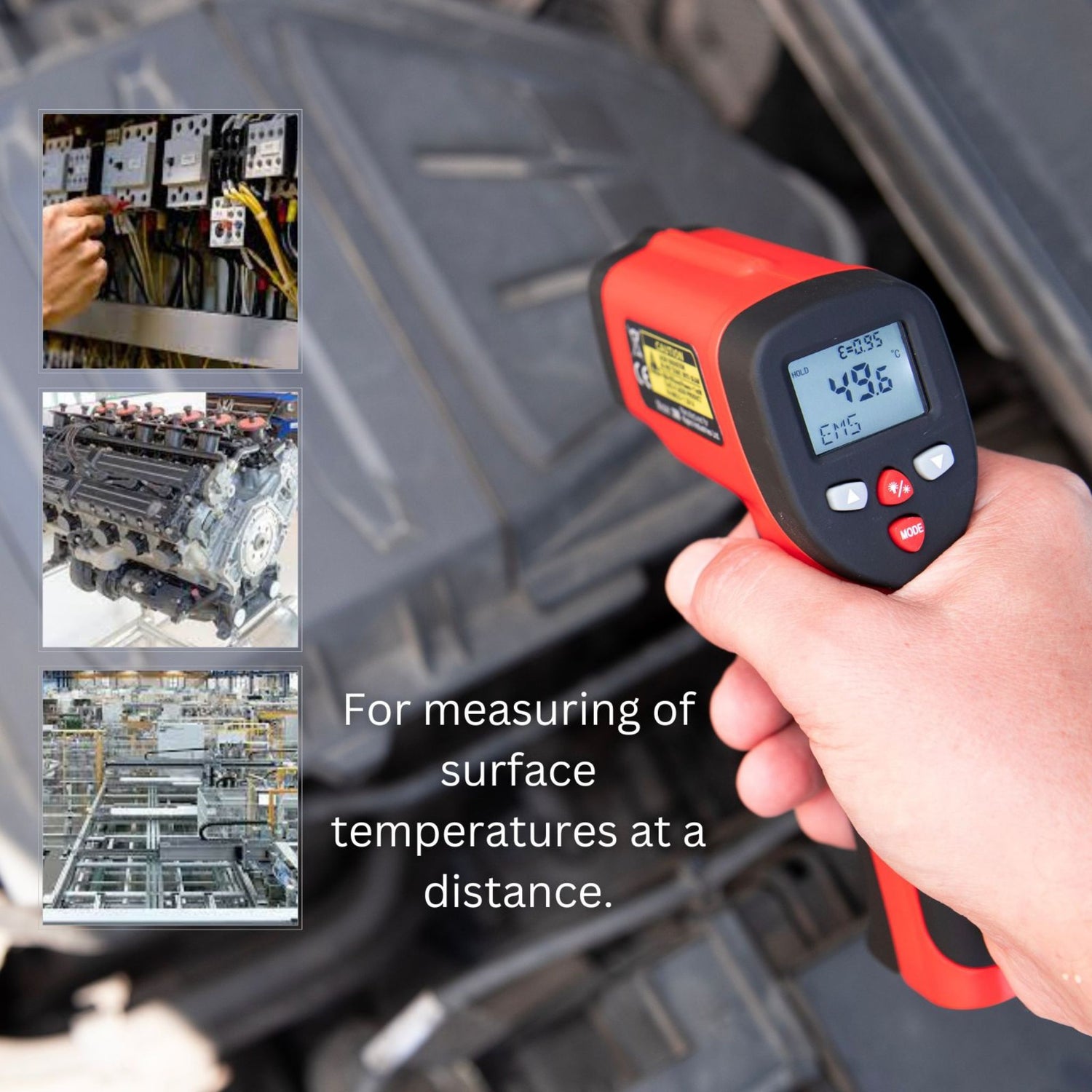 Kapro 398 Thermoscan Dual Laser Infrared Thermometer