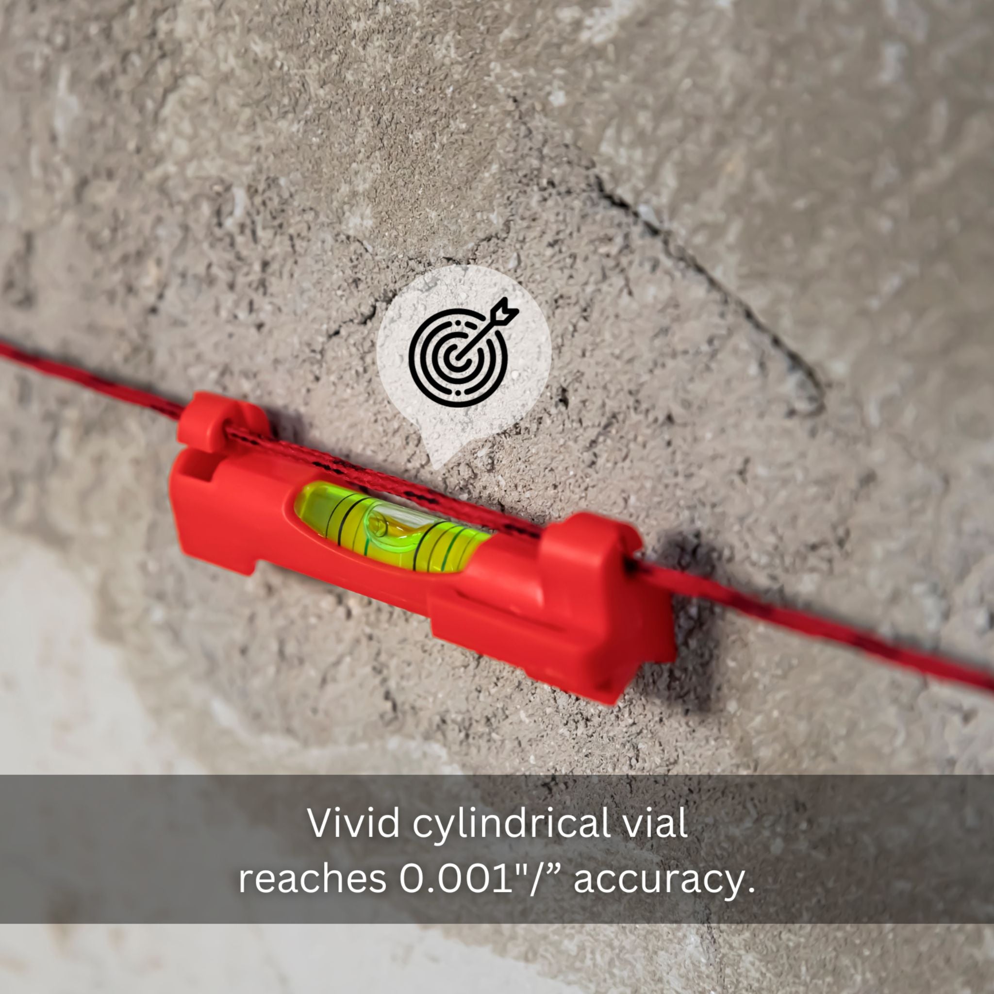Kapro 440-08 Line Level + V-Groove for Pipe and Conduit Work