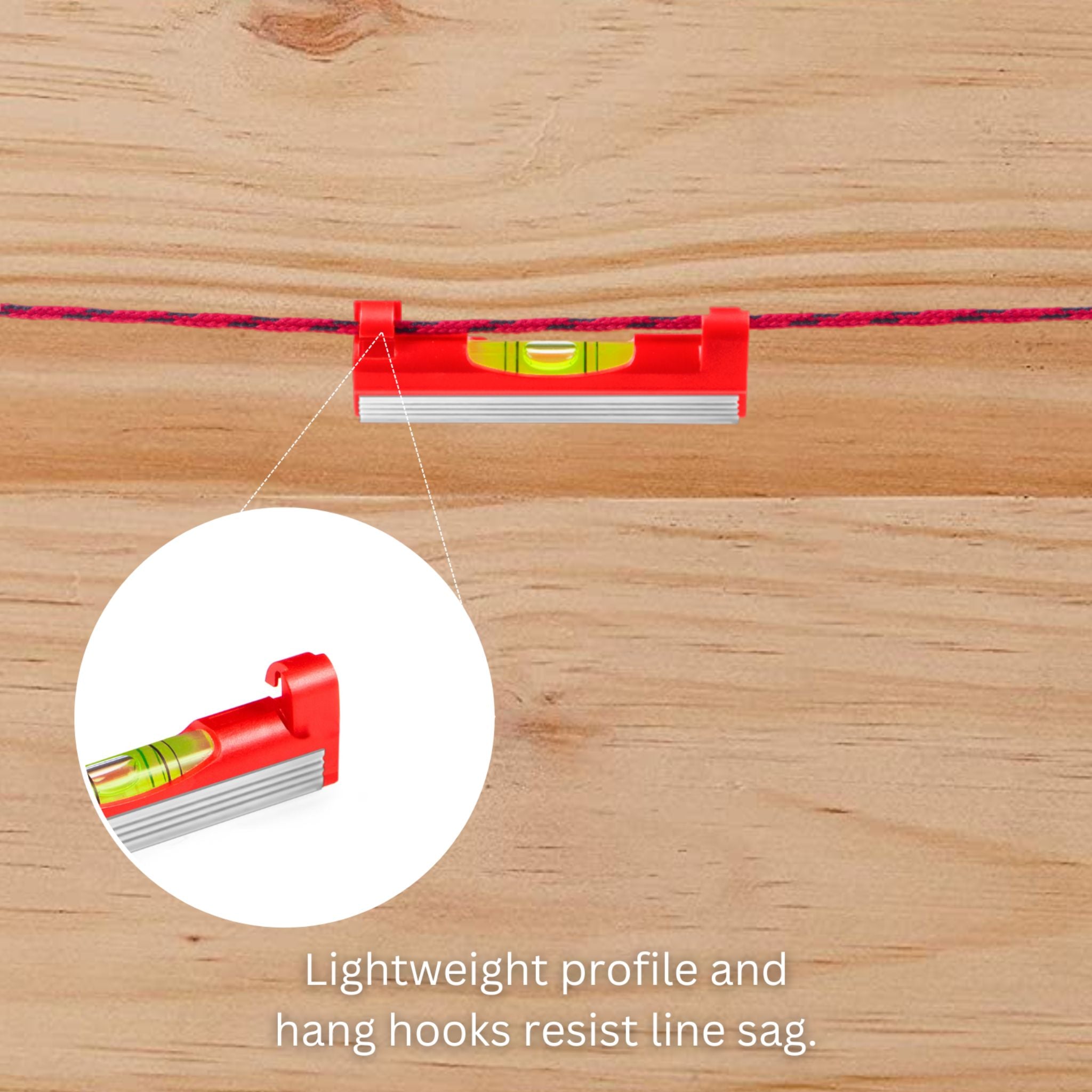 Kapro 441 Super Durable Line Level With V-Groove for Pipe Work