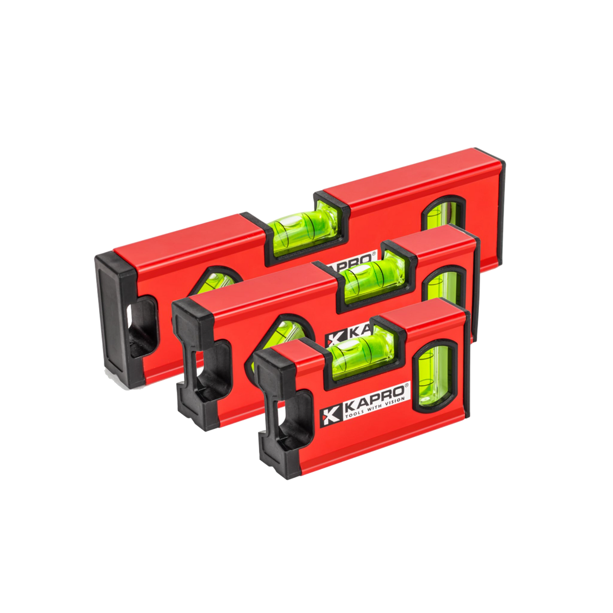 Kapro 771M TWIN Magnetic Heavy Duty Toolbox Level + V-Groove Base