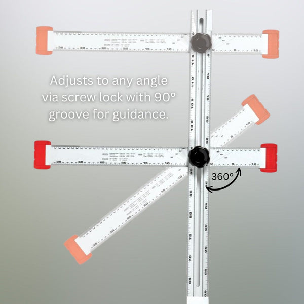 Kapro Drywall Set - Stud Level, Adjustable T-Square, and Tape Measure