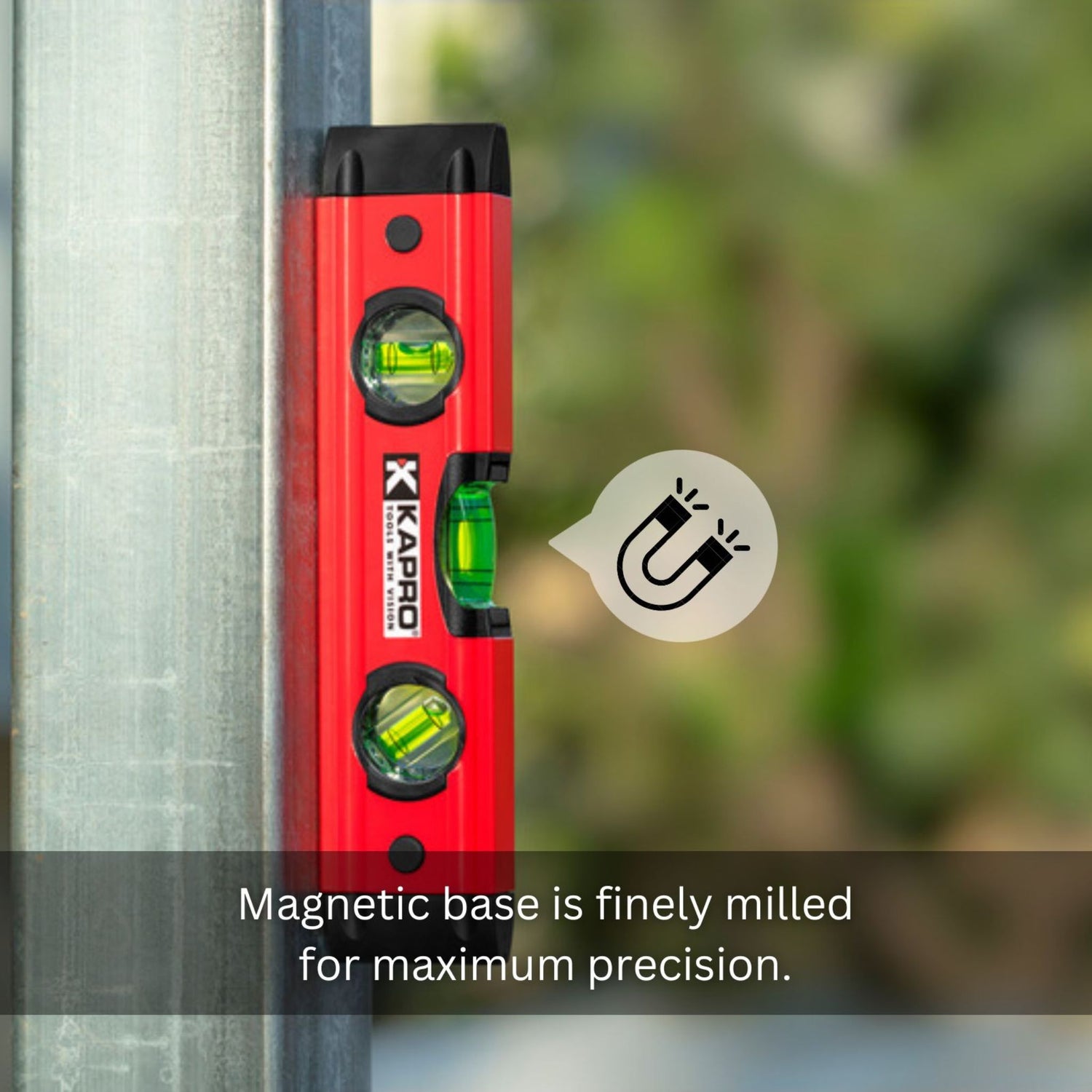 Kapro 779T Leios Magnetic Aluminum Torpedo Level 9