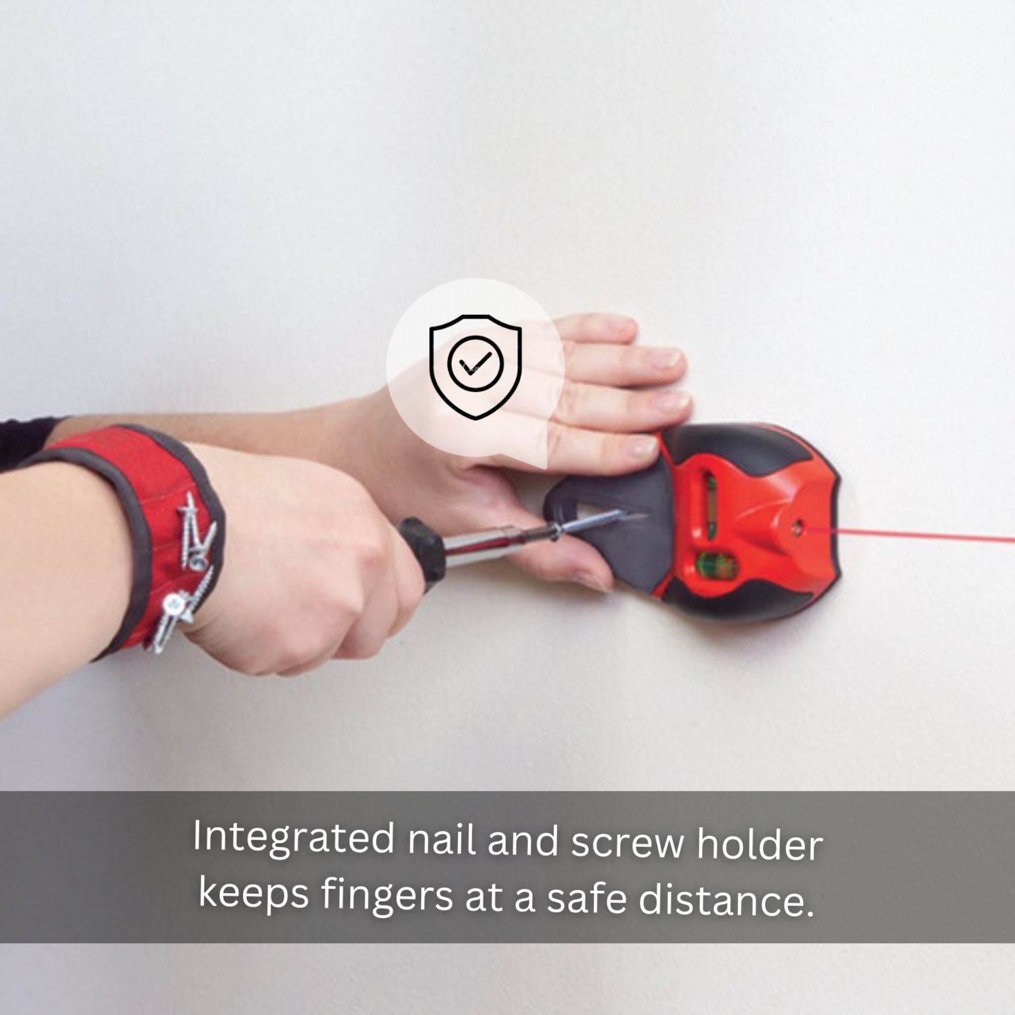 Kapro 810 Prolaser® Nail Gripper + Magnetic Wristband – shop-kapro