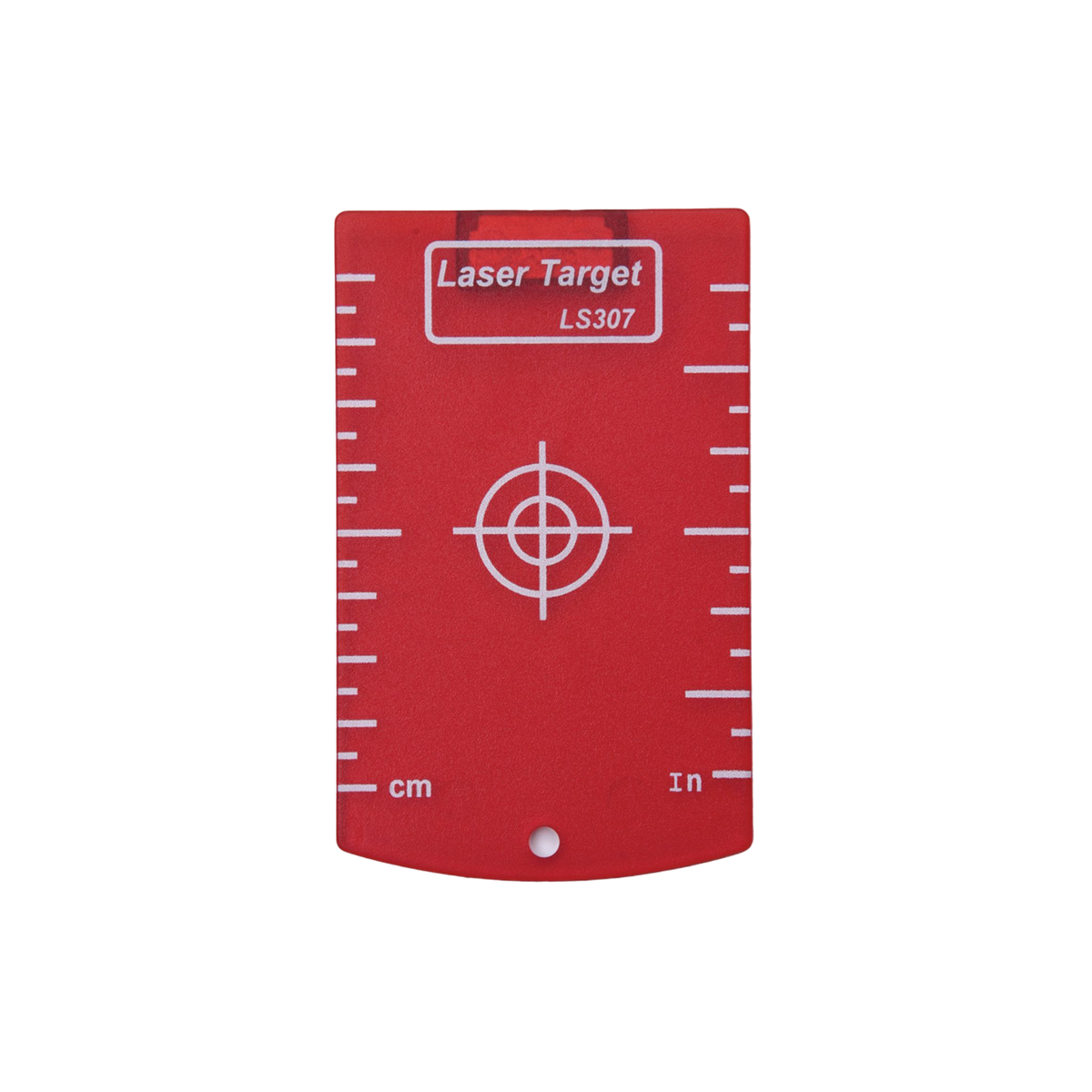Kapro 845 Red Magnetic Laser Level Target in Inches & Centimeters