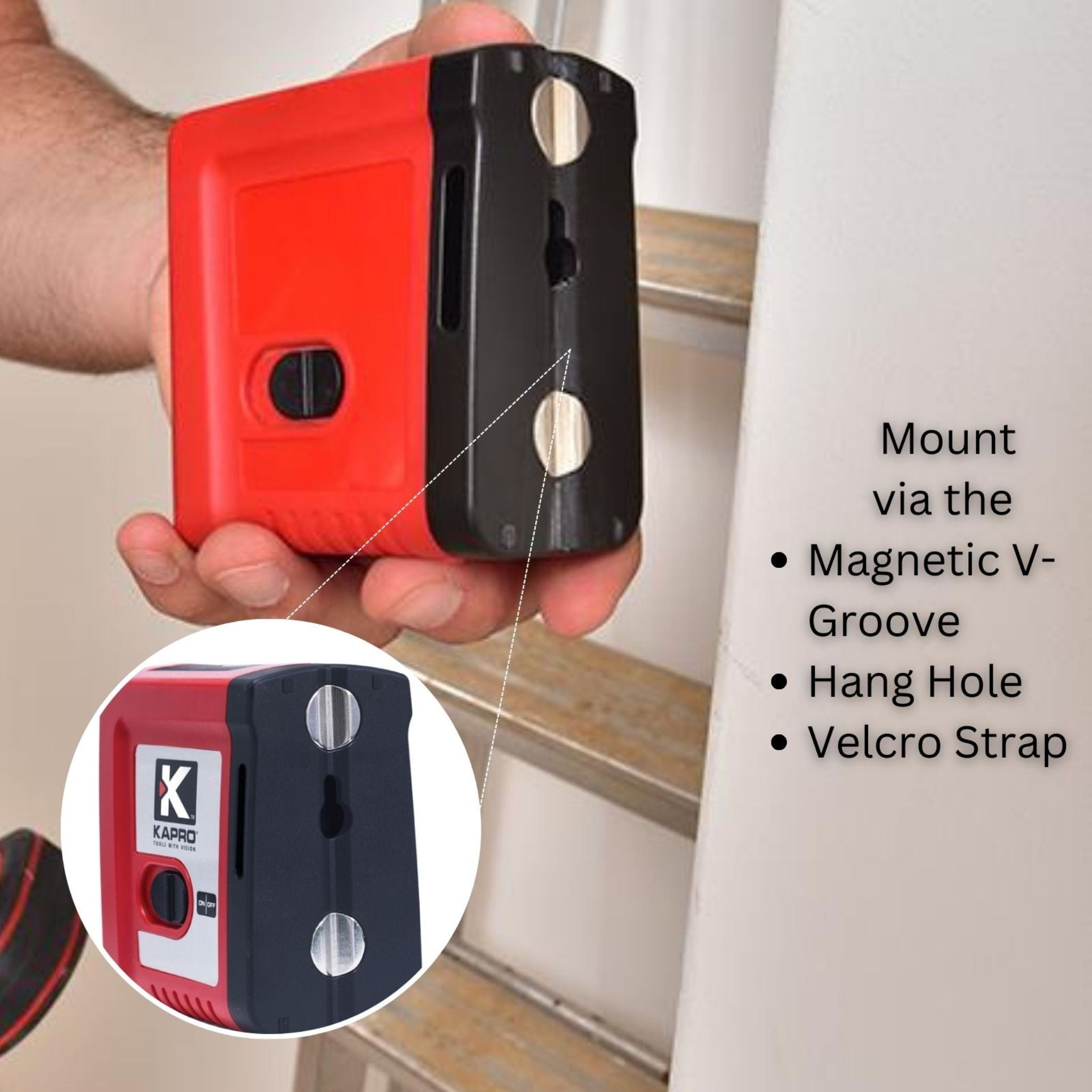 Kapro 862 RED Self-Leveling Cross-Line Red-Beam Laser Level – shop