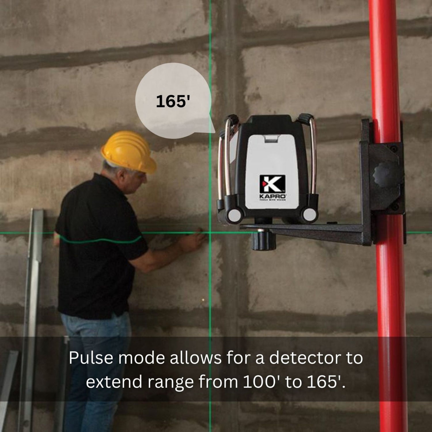 Kapro 872 GREEN PROLASER® PLUS Cross Laser Level + IP54