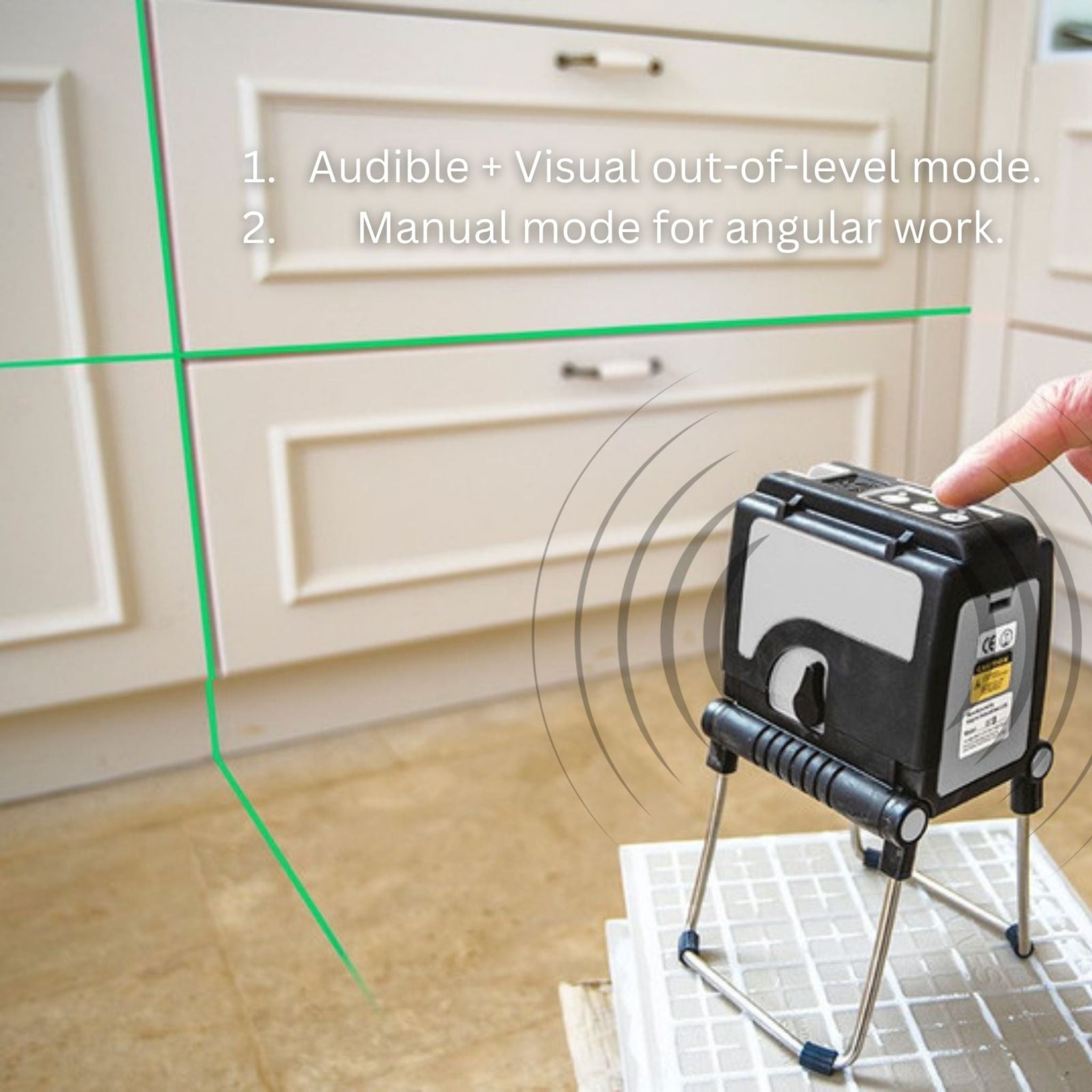 Kapro 873 GREEN PROLASER® VECTOR Cross + 90° Laser Level – shop-kapro