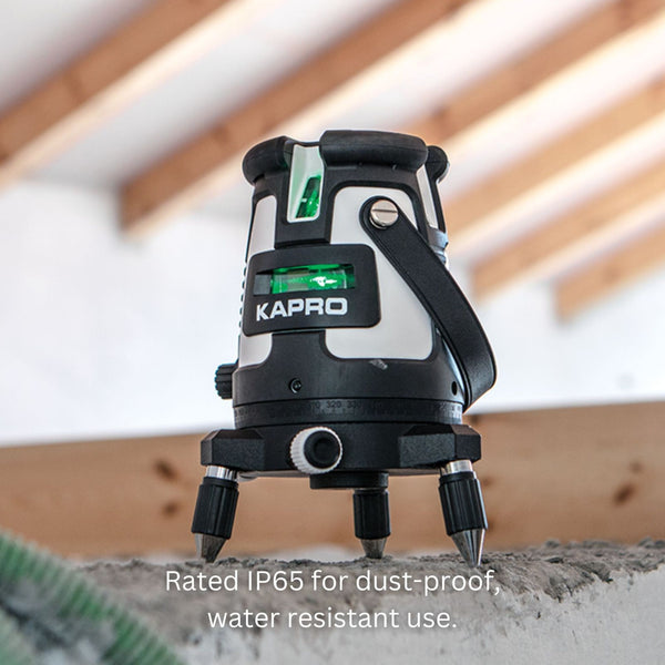Kapro 875 Green PROLASER® Vector - Five Line & One Plumb Dot Laser Level
