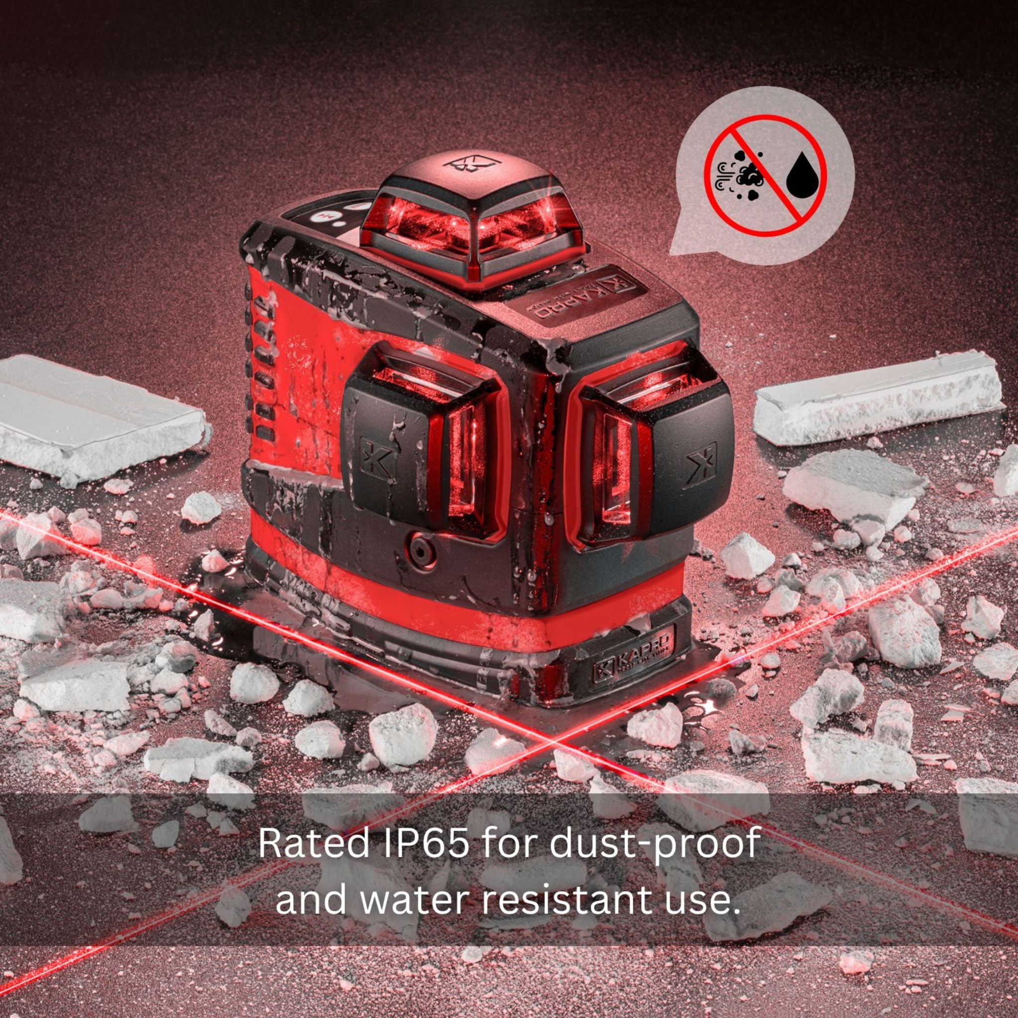 Kapro 883N RED PROLASER® 3D Three line Laser - 360° Beams – shop-kapro