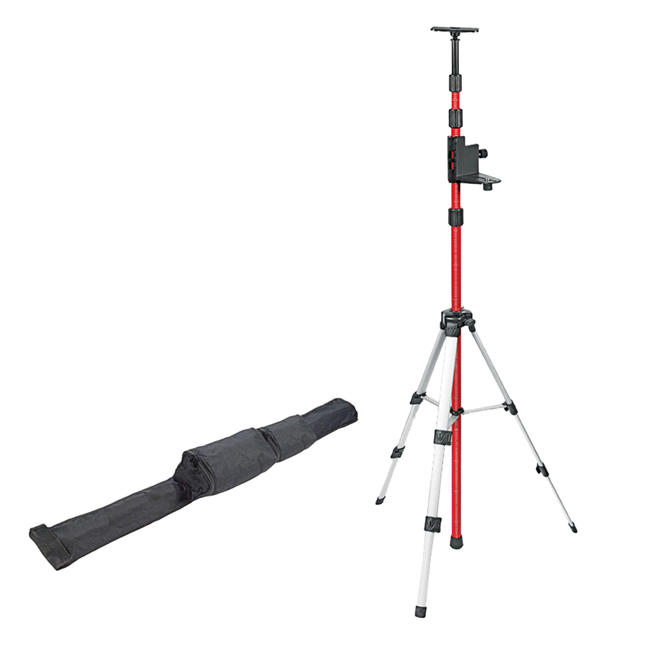 Kapro 886-58 Professional Tripod w/ Pole for Laser Levels - 1 Bracket