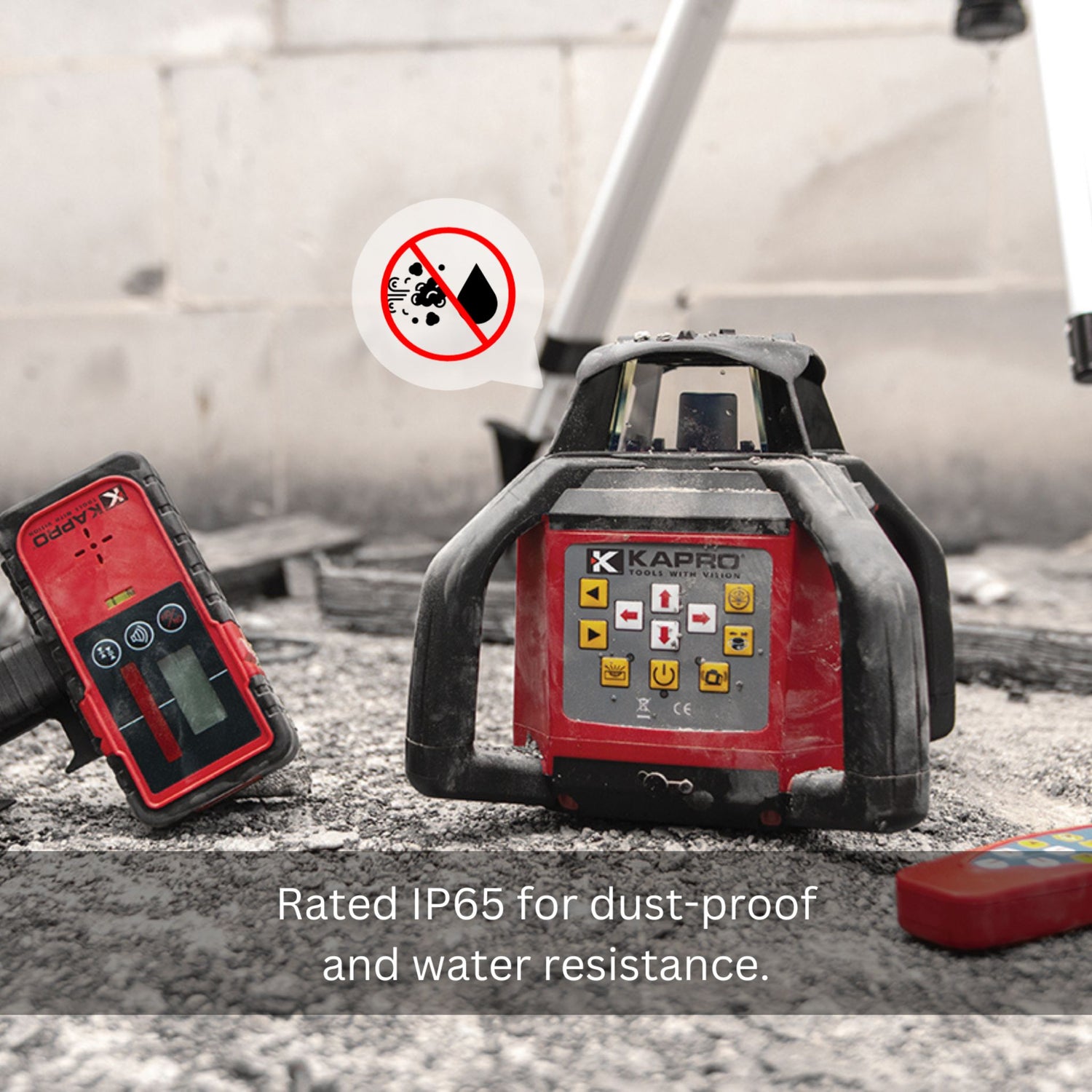 Kapro 8991 RED PROLASER® Self-Leveling Rotating Laser IP65