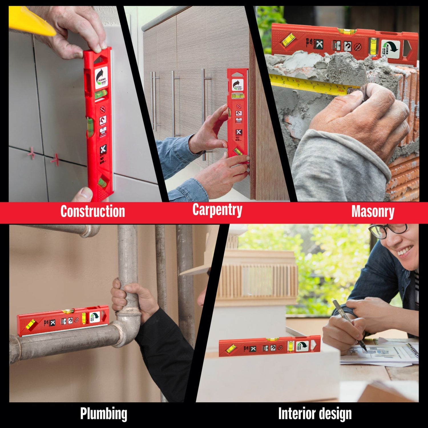 Kapro 929 - Magnetic Toolbox Level + Plumb Site® - 10