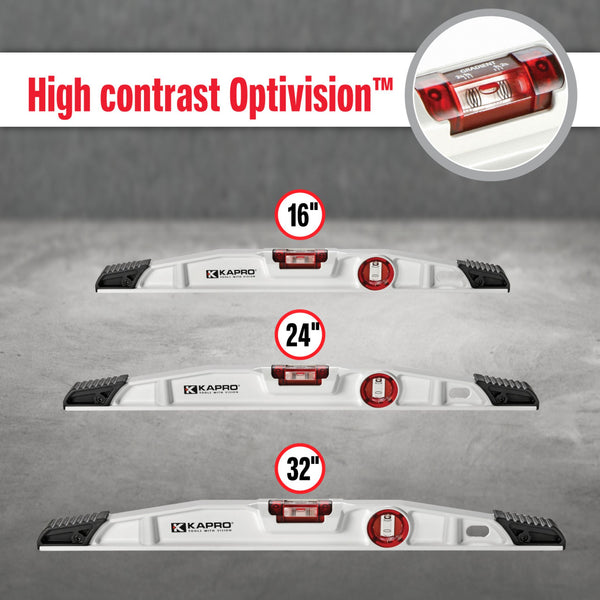 Kapro 930 SmartCast™ Professional Mason's Level + High Contrast Optivision™ Vial