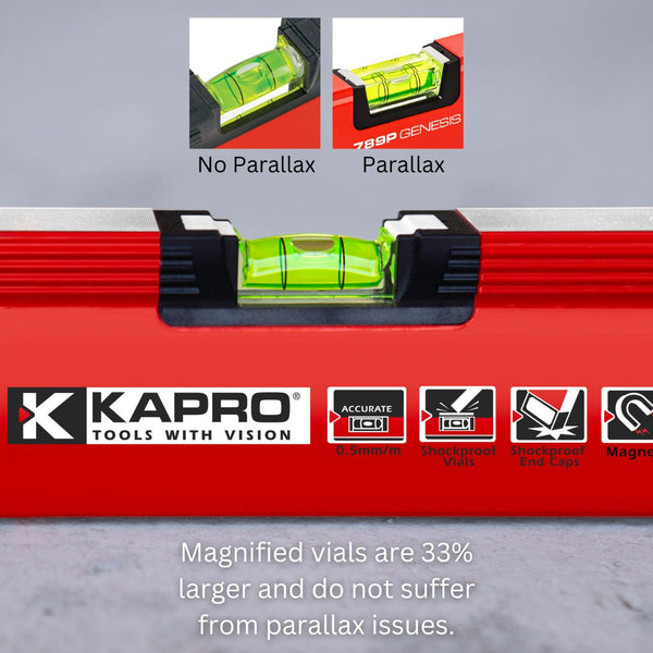 Kapro 995 VULCAN™ The next Generation in Professional Box Levels