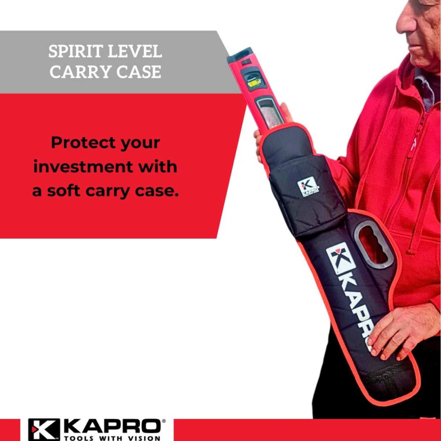 Kapro Nylon Level Carrying Case + Handle