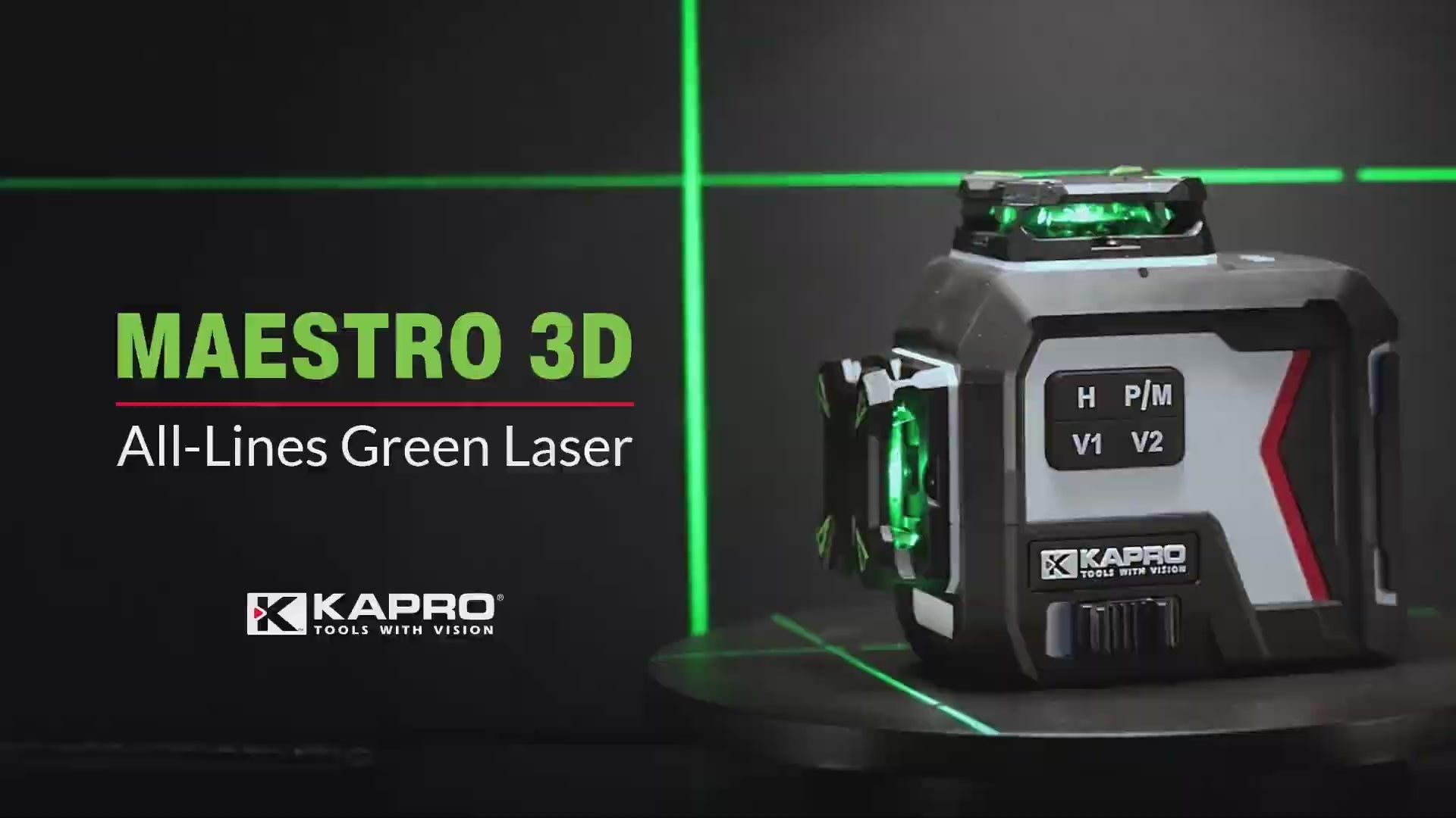 Kapro 964 MAESTRO 4D Green Laser Kit – shop-kapro