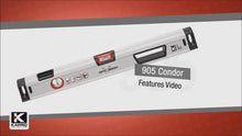 Load and play video in Gallery viewer, Kapro 905 CONDOR™ Professional Box Level with OPTIVISION® Red
