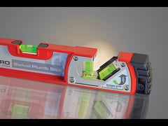 Kapro 950 Heavy Duty Cast Level With Swivel Plumb Site Dual View Vial official promo video explaining the features and benefits of the Kapro 950 such as its swivel plumb site view vial that allows you to easily read the bubble in tight spaces, its extra durable cast aluminum body, its dop tested shock-absorbing end caps to protect the vial's accuracy, and its hand calibrated vials that reach an accuracy of <0.0005"/".