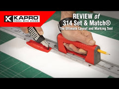 Kapro 314 Set & Match Ruler With Sliding Vials With English Graduations  review video of the Kapro 314 pointing out all of the features of the set & match system